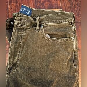 Abercrombie brown jeans.
